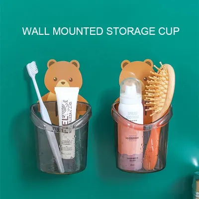 Cute Bear Toothbrush Holder 1 Pc